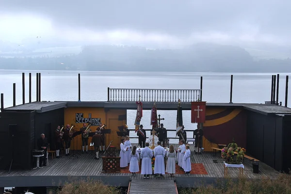 Erntedank mit Pfarrer Christoph Eder auf der Seebühne Seeham